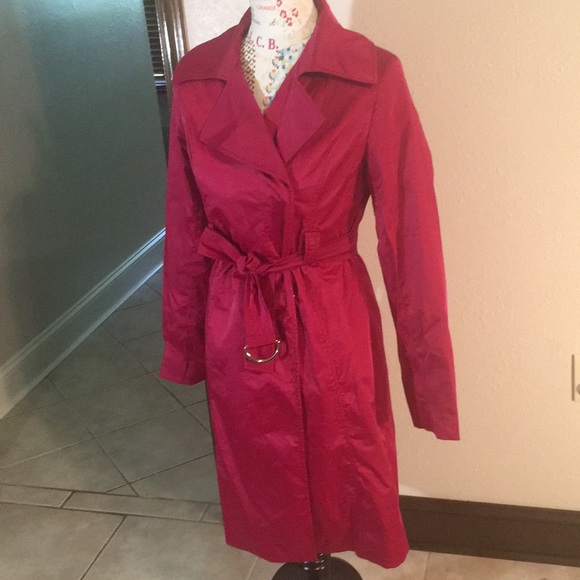 Mossimo Supply Co. Jackets & Blazers - Mossimo Hot Pink Trench Coat